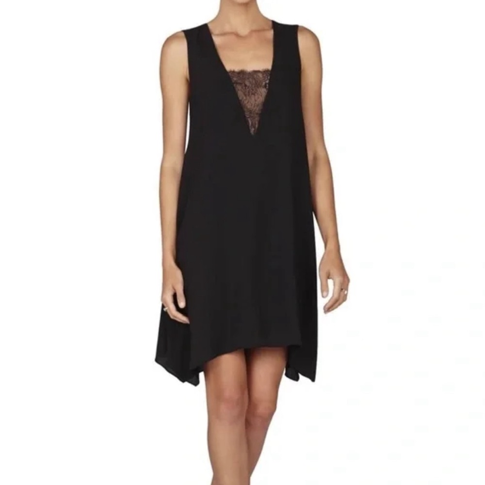 BCBG MAXAZRIA Alie Mini Dress with Lace